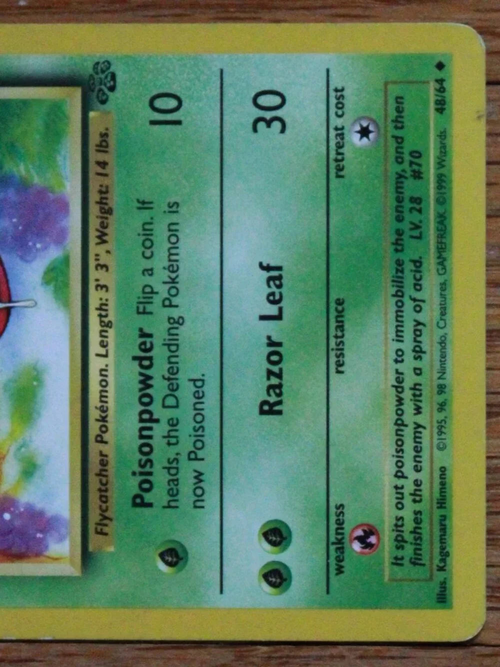 Vintage Pokemon 1999 